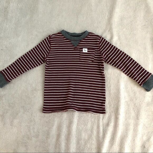 Carter's Other - Carter’s Striped Long sleeve Crewneck thermal Tee